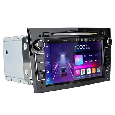 Zdjęcie produktu dla 4+64G Carplay Android 13 Radio samochodowe do Opel Astra H Corsa C D Vectra GPS NAV CD DVD USB RDS DAB+ 4G WIFI 8-Core Glossy Black