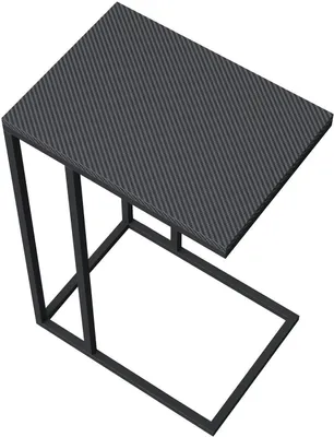 Zdjęcie produktu dla Stolik boczny - 40 x 29 cm - Czarny - Metalowa rama