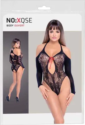 Produktbild von NO:XQSE Body ouvert Spitze, schulterfrei, 3/4-Arm