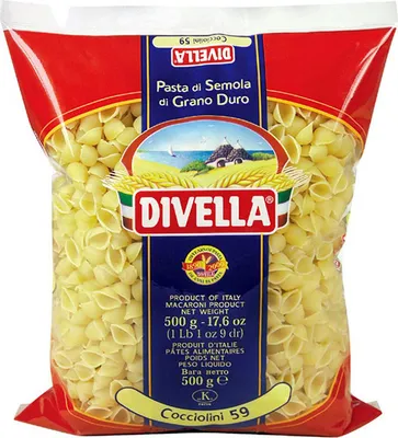 Produktbild von 24x Divella Pasta Cocciolini N.59 500g