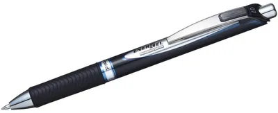 Produktbild von Pentel Gelroller EnerGel Document, Strichstärke 0,35 mm, dokumentenecht, Schreibfarbe blau, Schaftfarbe schwarz/blau