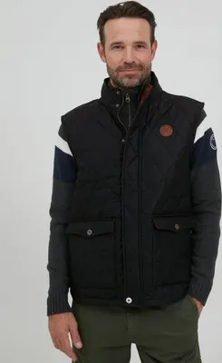 Produktbild von FQ1924 FQAndo Herren Weste Steppweste Outdoor Weste mit Stehkragen