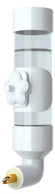 Obrázek produktu pro Automatický napáječ pro ptáky s dávkovacím jehlcem, vhodný pro velké klece, například pro papoušky. Vyroben z PVC, bez úniku vody
