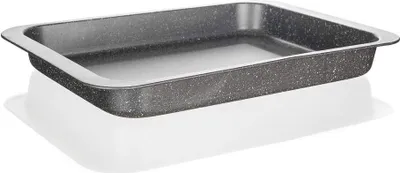 Image de Plaque de cuisson profonde avec surface antiadhésive GRANITE 36,5 x 27 x 4,5 cm