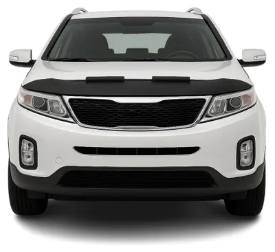 Produktbild von Haubenbra Steinschlagschutz Bonnet Bra für Kia Sorento 2010-2013 Schwarz Halb