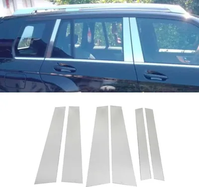 Zdjęcie produktu dla Listwa ozdobna słupka B do Mercedes GLK X204 2008-2015 stal nierdzewna 6szt