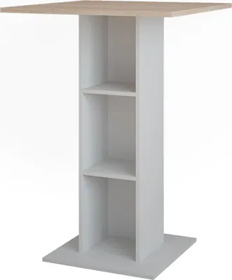 Immagine prodotto di Tavolo da bar Vicco Repose Bianco/Sonoma 75 x 75 cm, Model 55372