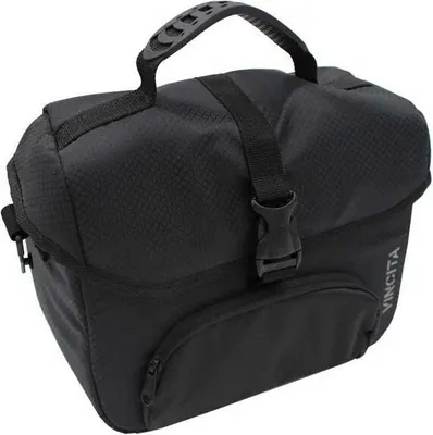 Produktbild von Vincita B017bx Bompton Mini Lenkertasche 8l Schwarz  Schwarz One Size