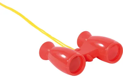 Produktbild von EDUPLAY 150115 Fernglas, Kunststoff 100 x 6,8 x 3,3 cm, rot/gelb