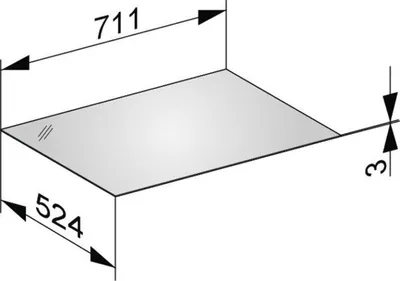 Produktbild von KEUCO 31322289001 Abdeckplatte Edition 11 31322,