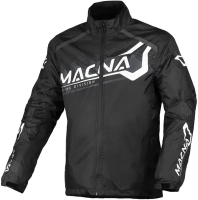 Obrázok produktu pre Motocyklová nepremokavá bunda Macna Rainossi, čierno-biela, M