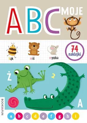 Obrázek produktu pro Moje ABC z naklejkami - edukacyjna książeczka dla dzieci