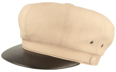 Bullani Schiebermütze aus Baumwolle Made in Germany in braun