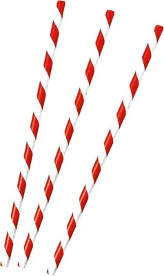 Productafbeelding van Picknick Rietjes Papier 19,7cm 12st