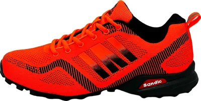 Produktbild von Nowalnd Herren Damen Sneaker Sportschuhe Laufschuhe Turnschuhe Runners,Orange/Schwarz23,46