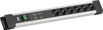 Immagine prodotto di BACHMANN CONNECTUS 6xCEE7/3, 1xGVS 1xinterruttore 2,0m CEE7/7 Grigio