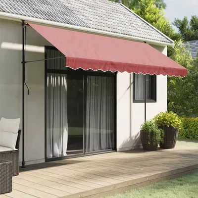 Imagen del producto de Maison Exclusive - Toldo Markisenvolant, color burdeos, 350 cm
