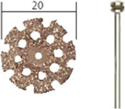 Immagine prodotto di Proxxon Wolfram-Karbid-Trennscheibe 20 mm zum Trennen und Profilieren von Holz