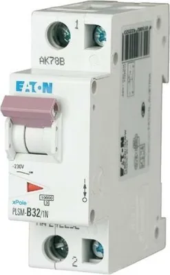 Produktbild von Eaton LEITUNGSSCHUTZSCHALTER (PLSM-C32/1N-MW)