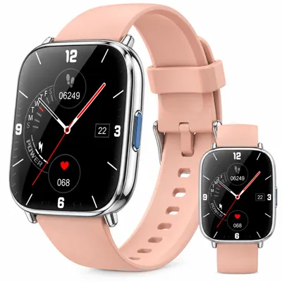 Produktbild von Smartwatch Bluetooth 5.3 mit Anruffunktion, Fitnessuhr mit 112 Sportmodi IP68 wasserdicht Sportuhr kompatibel mit Android 5.0+ und iOS 9.0+
