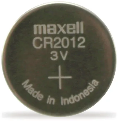 Produktbild von Maxell CR2012 Lithium Knopfzelle (3 V, 1-er Blister), max11150900