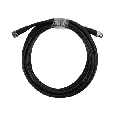 Zdjęcie produktu dla Kabel magistralny M12 z wtykiem męskim i żeńskim, 5-pinowy, wodoodporny, o długości 3 metrów, do sieci NMEA 2000