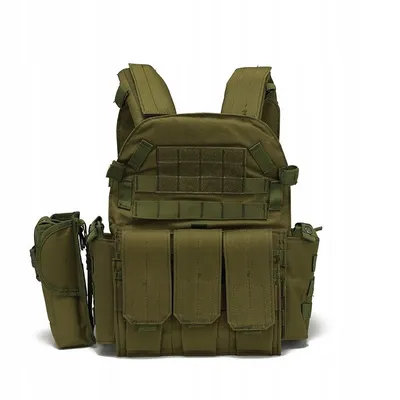 Obrázok produktu pre VOJENSKÁ TAKTICKÁ VESTA 600D MOLLE LOADERS Uni Green