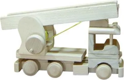 Zdjęcie produktu dla Wóz strażacki drewniany   23 x 15  cm   P519