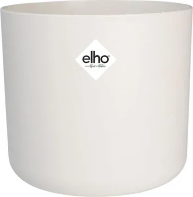 Image de Pot de fleurs rond Elho B.FOR Soft, Plastique, Ø29,5 x H 27,6 cm, Vert Feuille