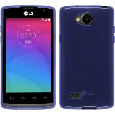 Produktbild von PhoneNatic Case kompatibel mit LG Joy - lila Silikon Hülle transparent + 2 Schutzfolien