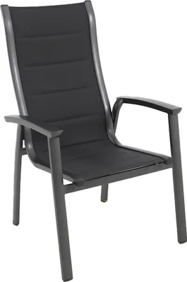Produktbild von 4er Set Royal Garden Richmond Stapelstuhl Aluminium/Polyester Iron Grey/Anthrazit