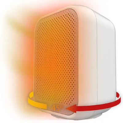 Obrázok produktu pre Cecotec ReadyWarm 1500 Max Ceramic Rotate, Elektrický konvektor, Keramický, 45°, Vnútorný, Stôl, Podlaha, Tabuľka, Biela