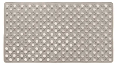 Produktbild von Badewannenmatte mit Saugnäpfen, rutschfeste Badewannenmatte mit Abflusslöchern, maschinenwaschbar, für Badezimmerboden und Badewanne