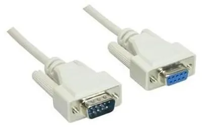 Obrázek produktu pro Alcasa 9-pin - 9-pin, m-f, 5m, Bílá, 5 m, 9-pinový, 9-pinový, Samec, Samice