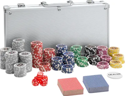 Produktbild von Pokerset inkl. Aluminiumkoffer - silber, 300 Teile