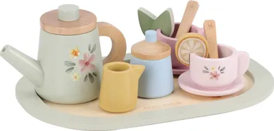 Produktbild von Little Dutch Teeservice Spielzeug für Kinder ab 2 Jahren, 27,5 x 17,9 x 10,7 cm