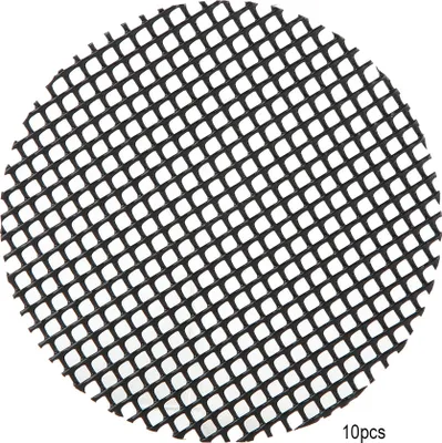 Image de 10 pièces de pots de fleurs de jardin Tapis grillagé perforé Support de pot de plantes Bonsai Tapis grillagé de sol (10 cm)