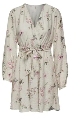 Produktbild von ONLY Wickelkleid Damen, Pumice Stone/AOP:OCC. Romantic Garden, XS