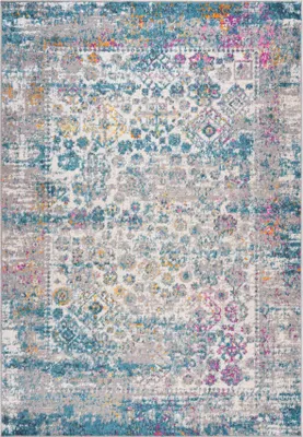 Zdjęcie produktu dla Mazovia Dywan Orientalny Abstrakcyjny, Vintage - Salon, Sypialnia, Jadalnia, Biuro - Niskie Runo - Prostokąt - Tradycyjny Kolorowy Miękki - 200x290 cm