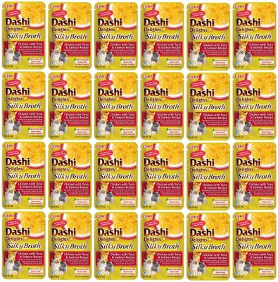 Produktbild von INABA CAT Dashi Delights Silky Broth Huhn mit Thunfisch & Lachs - Katzensnack - 40g