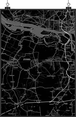 Produktbild von Mr. & Mrs. Panda Bild Neu Wulmstorf DIN A1 - Geschenk, Wandbild, Kunstdruck, Stadt, Plakat, drucke, wanddeko, Dorf Karte Landkarte Map Stadtplan