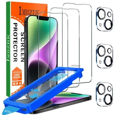 Image de 3 protections d'écran pour iPhone 14