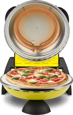 Image de G3 Ferrari Delizia Machine à pizza/four 1 pizza/pizza 1200 W Noir, Jaune