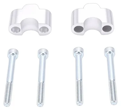 Produktbild von 7/8 Zoll 22 mm Lenkerhalterung Klemme Riser 30 mm Steighöhe Aluminium für Motorrad Dirt Bike ATV