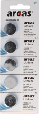 Produktbild von 5 Stück CR2032 Lithium Batterie
