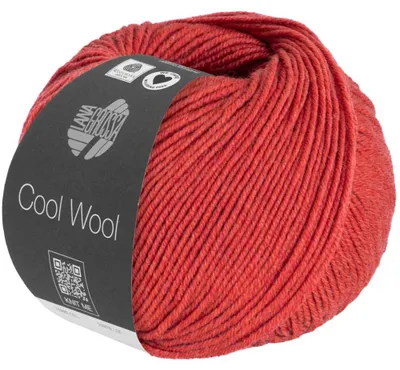 Produktbild von Lana Grossa - Cool Wool Melange 1428 rot meliert
