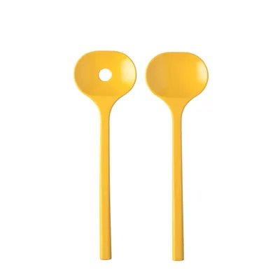 Immagine prodotto di server per insalata bloom 2 pezzi - giallo ciottolo
