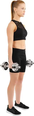 Zdjęcie produktu dla Zestaw uchwytów chromowanych unisex - 15 kg - z torbą transportową - szary