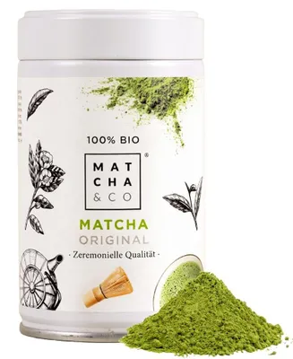 Zdjęcie produktu dla Napar Matcha & Co Ceremonial Matcha Zielona herbata (80 g)