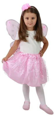 Produktbild von Kinderkostüm Schmetterling Tutu Rock mit Zubehör.